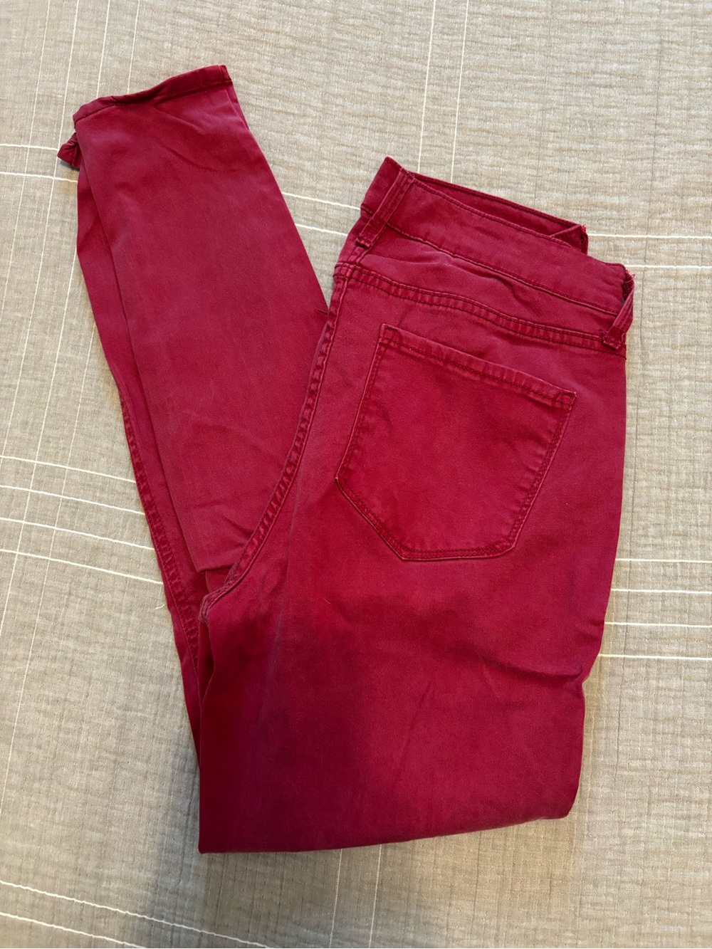 Old Navy Wine Red Skinny Jeans
